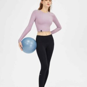 Pantalones de yoga de cintura alta y pierna recta RUXI