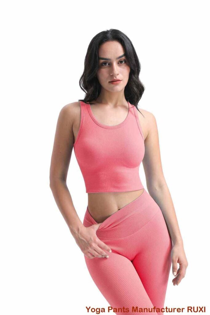 Pantalones cortos de yoga de cintura alta para mujer RUXI