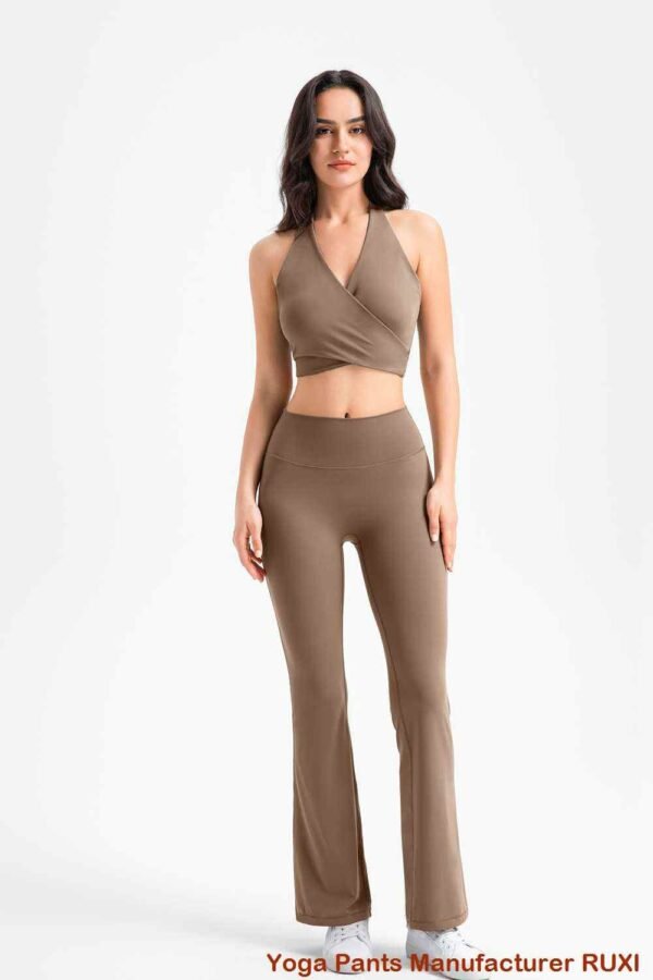 Pantalones de yoga de trabajo con bolsillos. RUXI bn349