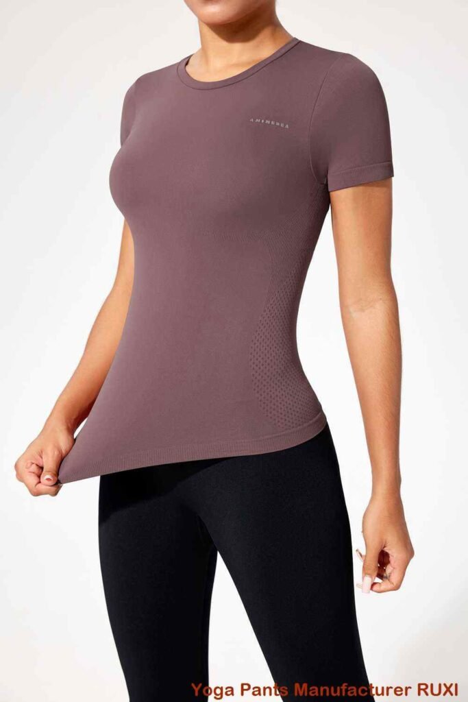 pantalones cortos de compresión de yoga RUXI bn3467