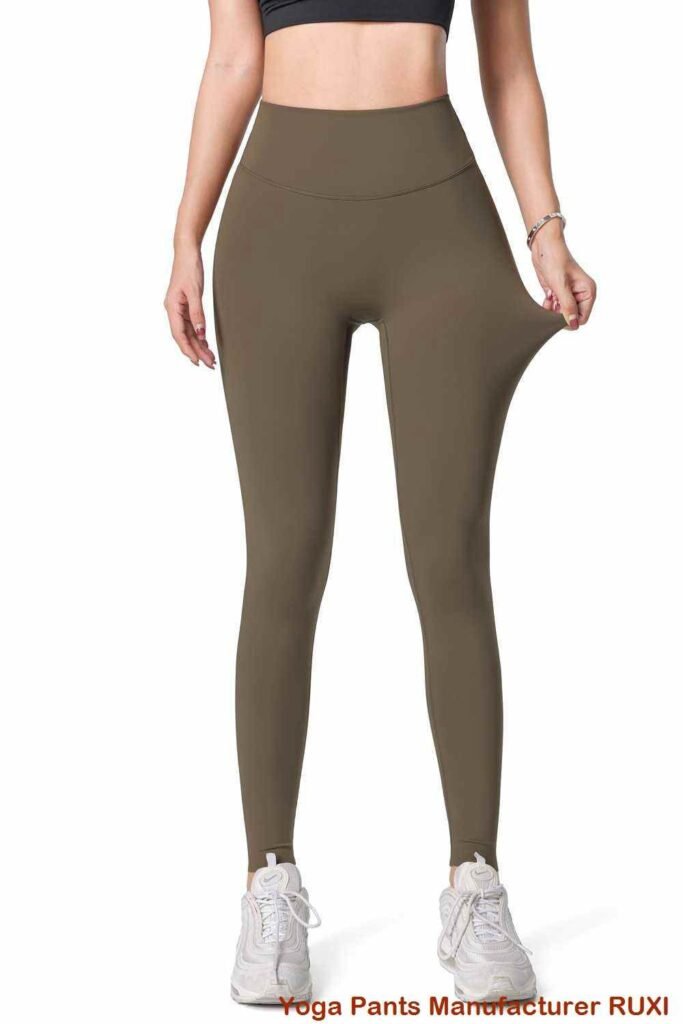 Los mejores pantalones de yoga de pierna recta RUXI bn733