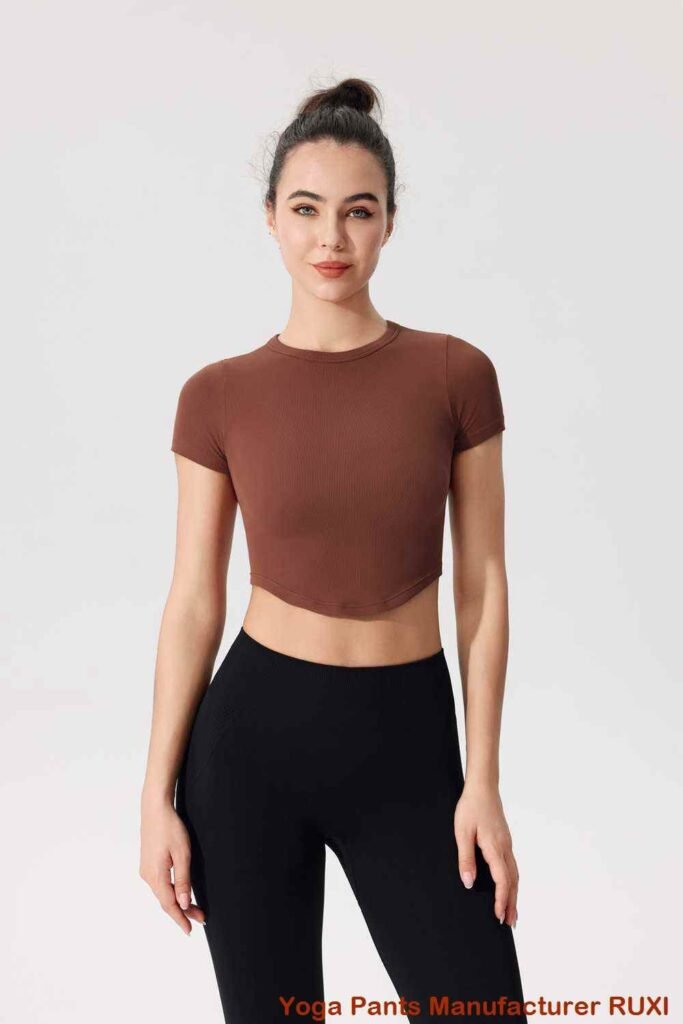 Pantalones cortos para correr de cintura muy alta RUXI