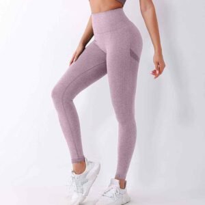 Pantalones de yoga capri de pierna ancha RUXI bn283