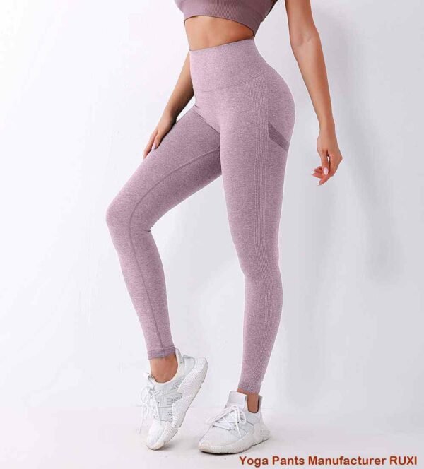 Pantalones de yoga capri de pierna ancha RUXI bn283