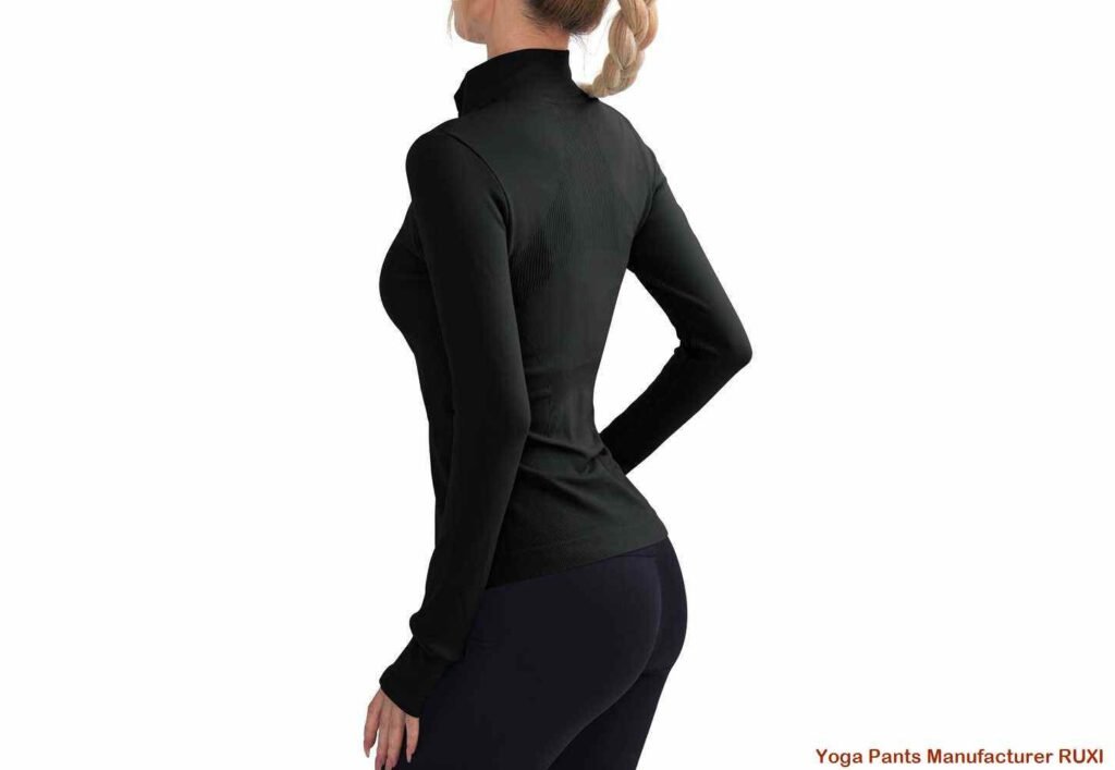 pantalones cortos de yoga fruncidos RUXI bn3477