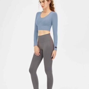 Pantalones de yoga color lila RUXI bn916