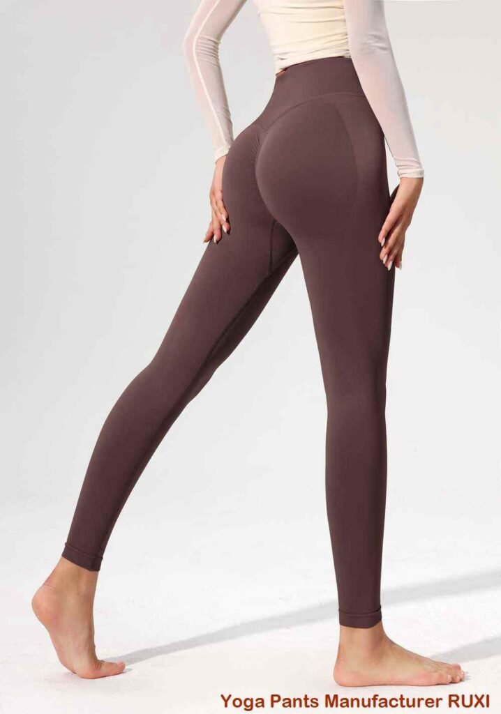 Leggings acampanados de tiro alto RUXI bn553