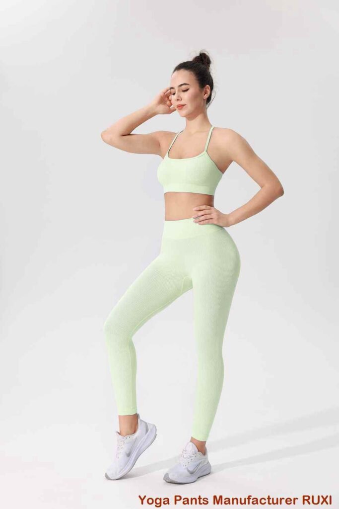 pantalones cortos negros de cintura alta para correr RUXI