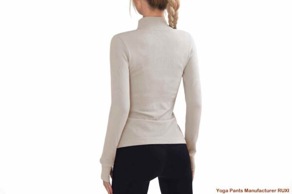 sujetador deportivo blanco de cuello alto RUXI bn1564