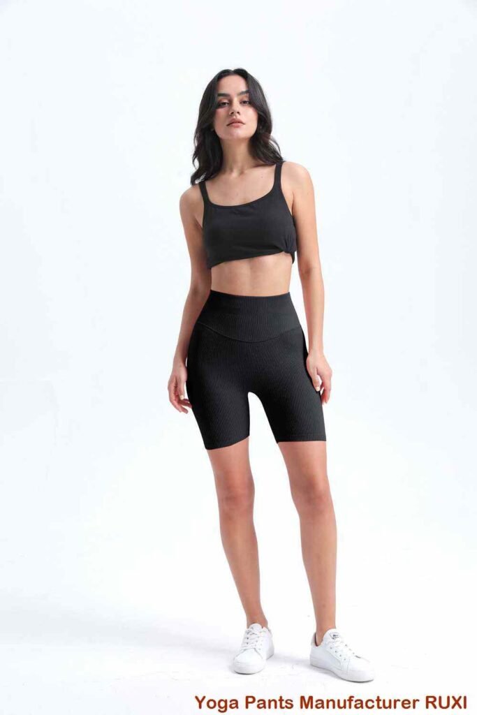 Pantalones cortos de running azul marino para mujer RUXI