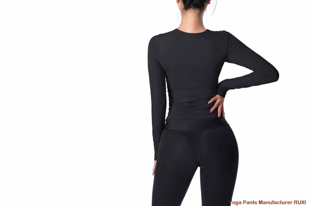 Pantalones de yoga con corte de bota RUXI bn51