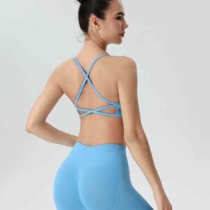 Leggings acampanados de color gris jaspeado RUXI bn476