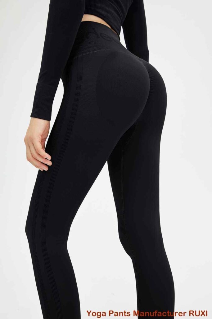 Leggings deportivos fruncidos en el trasero RUXI bn206