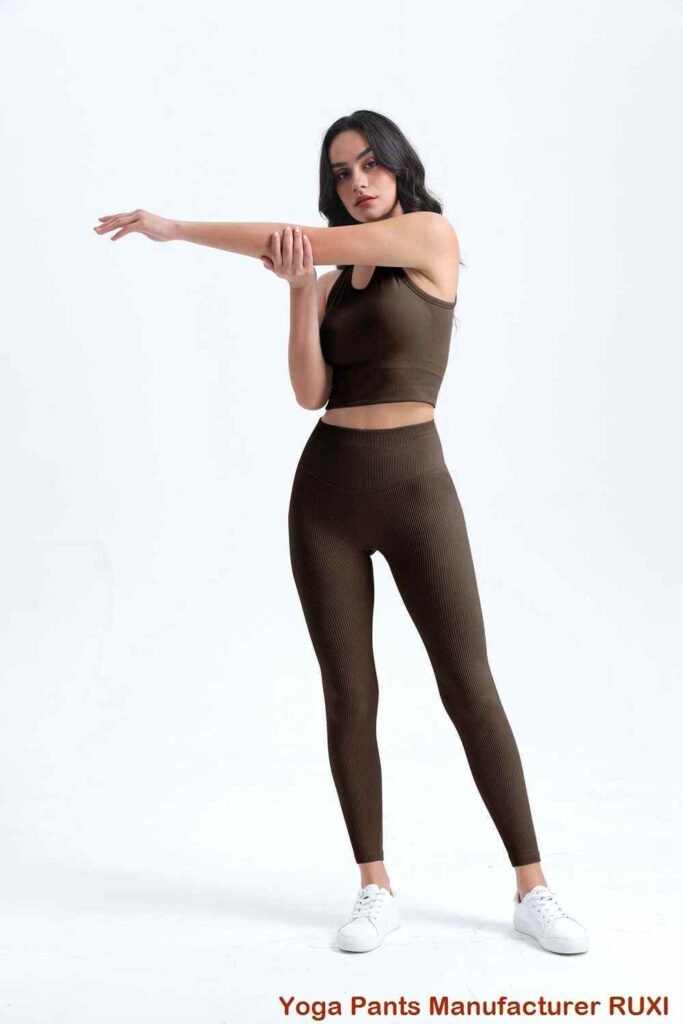 Pantalones cortos de yoga de talla grande para mujer RUXI
