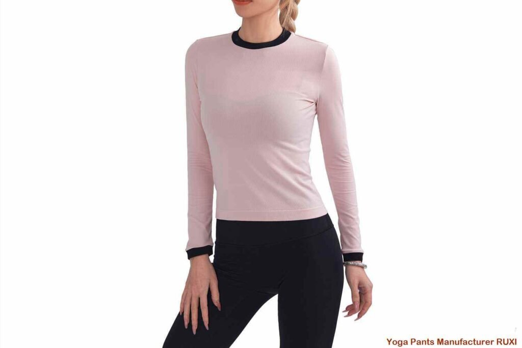 Top de yoga de cuello alto RUXI bn645