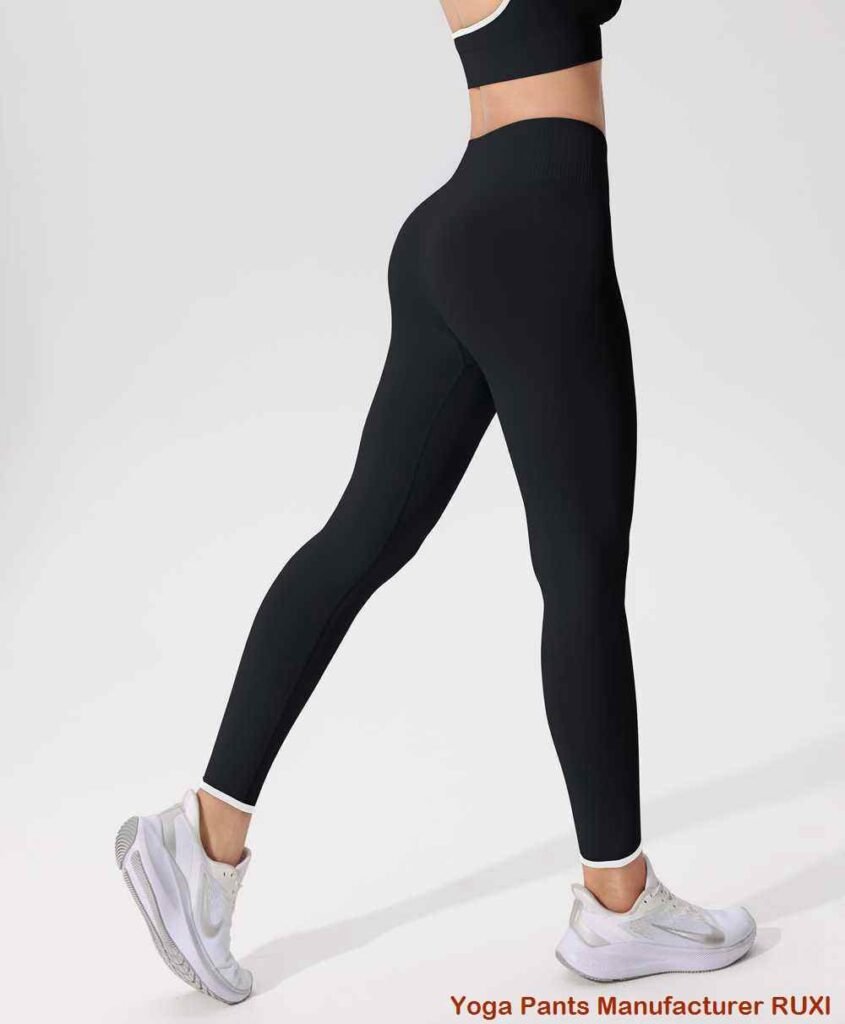 Leggings de gimnasio fruncidos RUXI bn199