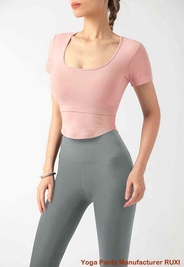 Pantalones de yoga altos para mujer RUXI bn243