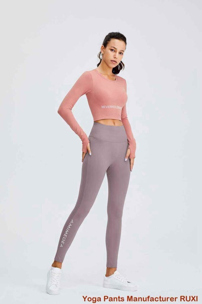 Leggings de talla grande con bolsillos RUXI bn16