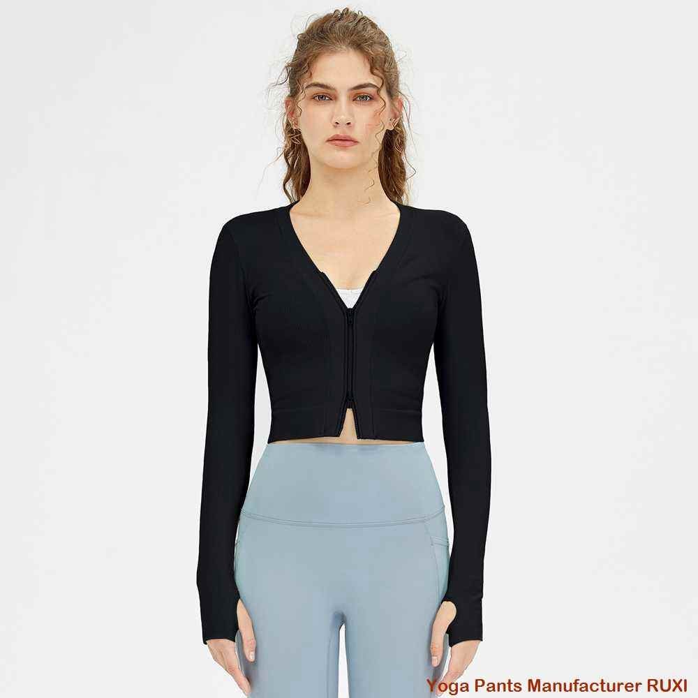 Pantalones cortos deportivos 2 en 1 para mujer RUXI bn2852