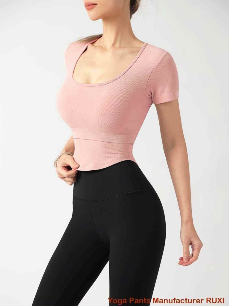 pantalones cortos de yoga con trasero grande RUXI bn3613