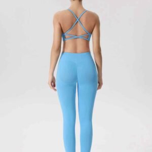 Leggings deportivos con cintura en V RUXI bn906