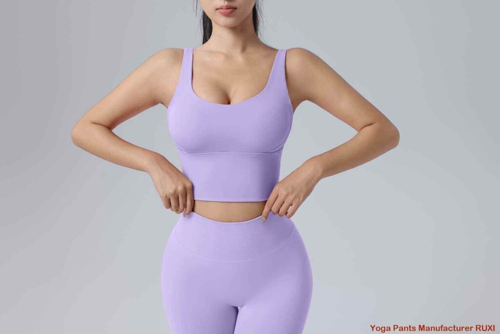 Leggings deportivos fruncidos RUXI bn198