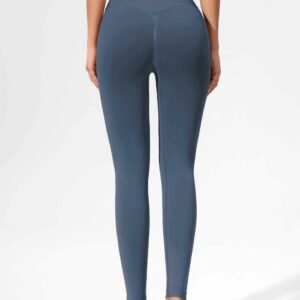 Pantalones de yoga acampanados de color blanco RUXI bn292