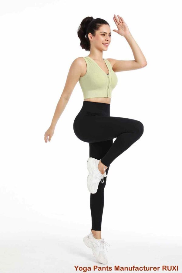 Leggings acampanados sin costura delantera RUXI bn310