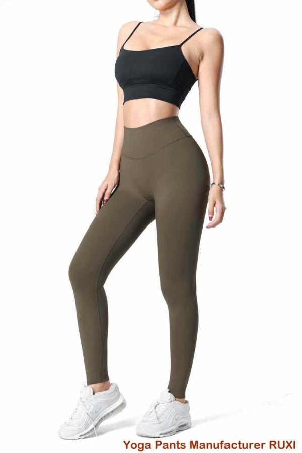 Pantalones de ejercicio de pierna recta RUXI bn830