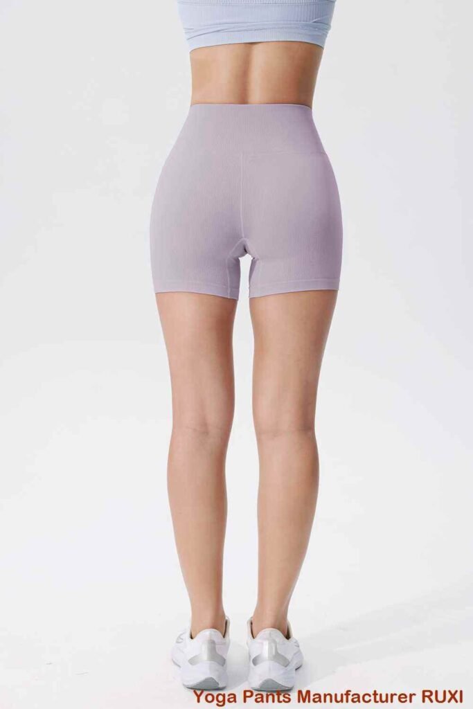 Pantalones cortos de entrenamiento de algodón para mujer